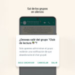 Silencia un grupo de WhatsApp sin abandonarlo silencia-un-grupo-de-whatsapp-sin-abandonarlo